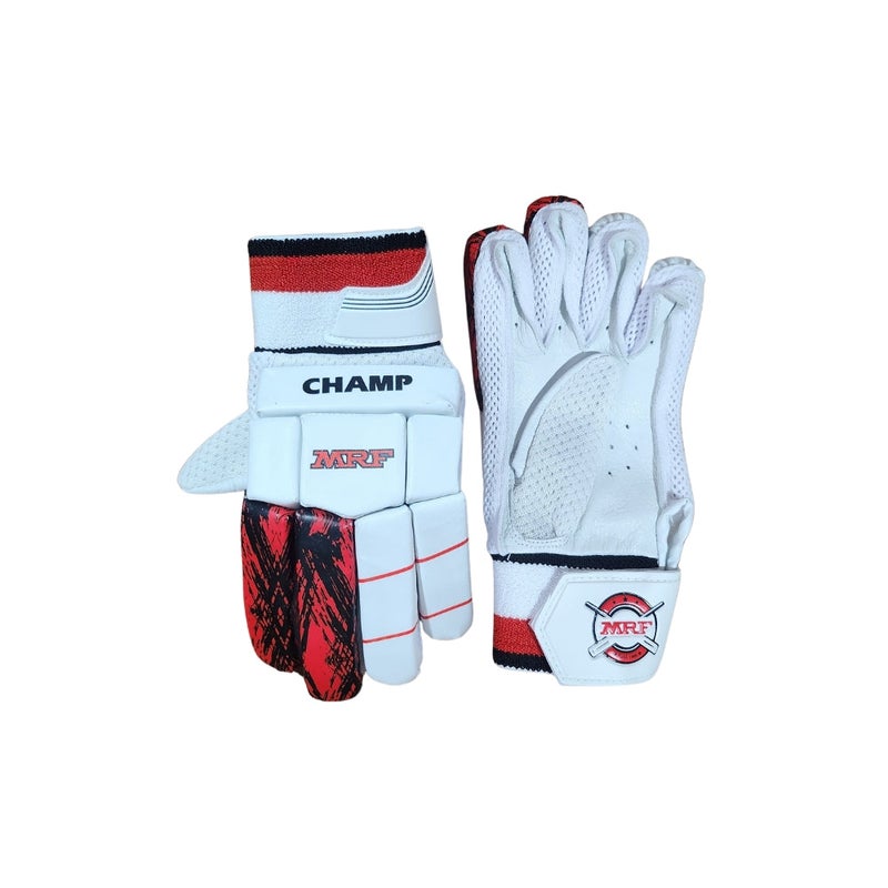 MRF Champ Cricket Batting Gloves – Boys Left Hand - Image 1